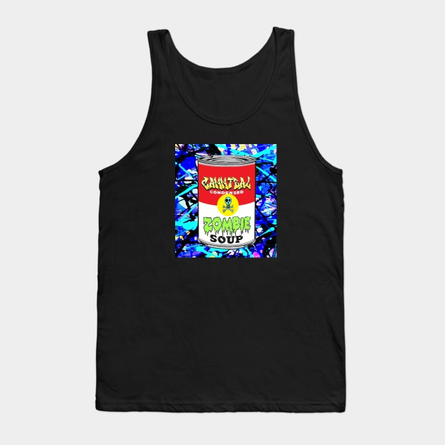 zombie skull soup Tank Top by LowEndGraphics